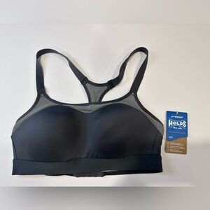 Brooks‎ Drive Convertible Run Bra 34C Black/Grey NWT
